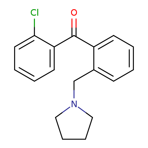 2-Chloro-2'-pyrrolidinomethyl benzophenone