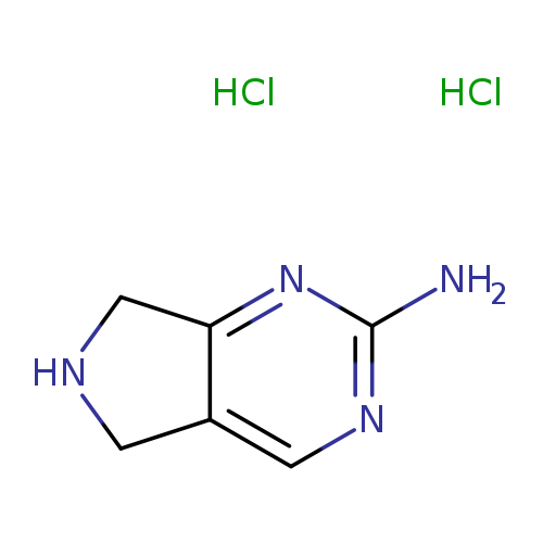 5H-Pyrrolo[3,4-d]pyrimidin-2-amine, 6,7-dihydro-, hydrochloride (1:2)