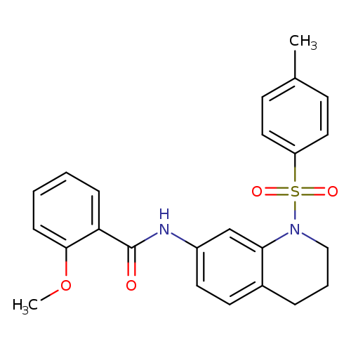 2-methoxy-N-[1-(4-methylbenzenesulfonyl)-1,2,3,4-tetrahydroquinolin-7-yl]benzamide