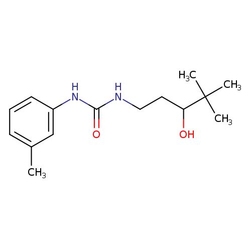 3-(3-hydroxy-4,4-dimethylpentyl)-1-(3-methylphenyl)urea