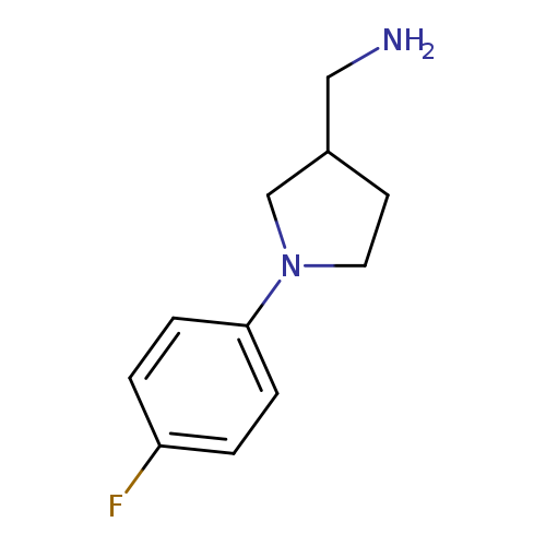 (1-(4-Fluorophenyl)pyrrolidin-3-yl)methanamine