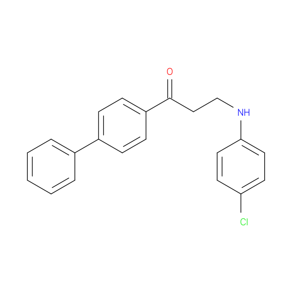 1-{[1,1'-biphenyl]-4-yl}-3-[(4-chlorophenyl)amino]propan-1-one