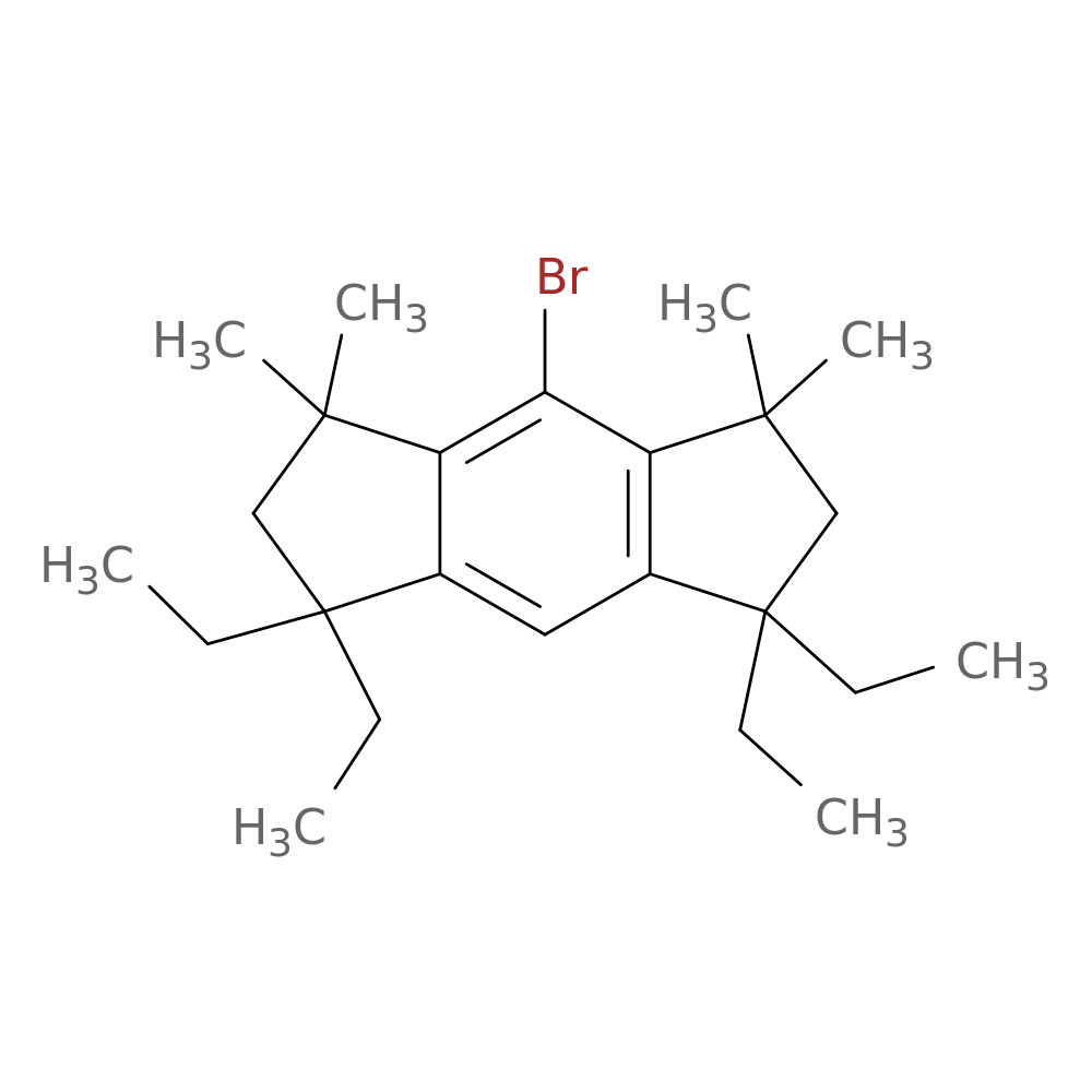 4-Bromo-1,1,7,7-tetraethyl-1,2,3,5,6,7-hexahydro-3,3,5,5-tetramethyl-s-indacene