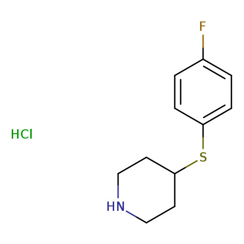 4-(4-Fluorophenylsulfanyl)piperidine, HCl