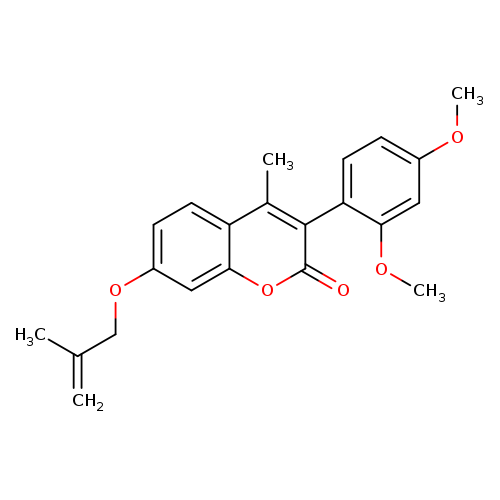 3-(2,4-dimethoxyphenyl)-4-methyl-7-[(2-methylprop-2-en-1-yl)oxy]-2H-chromen-2-one