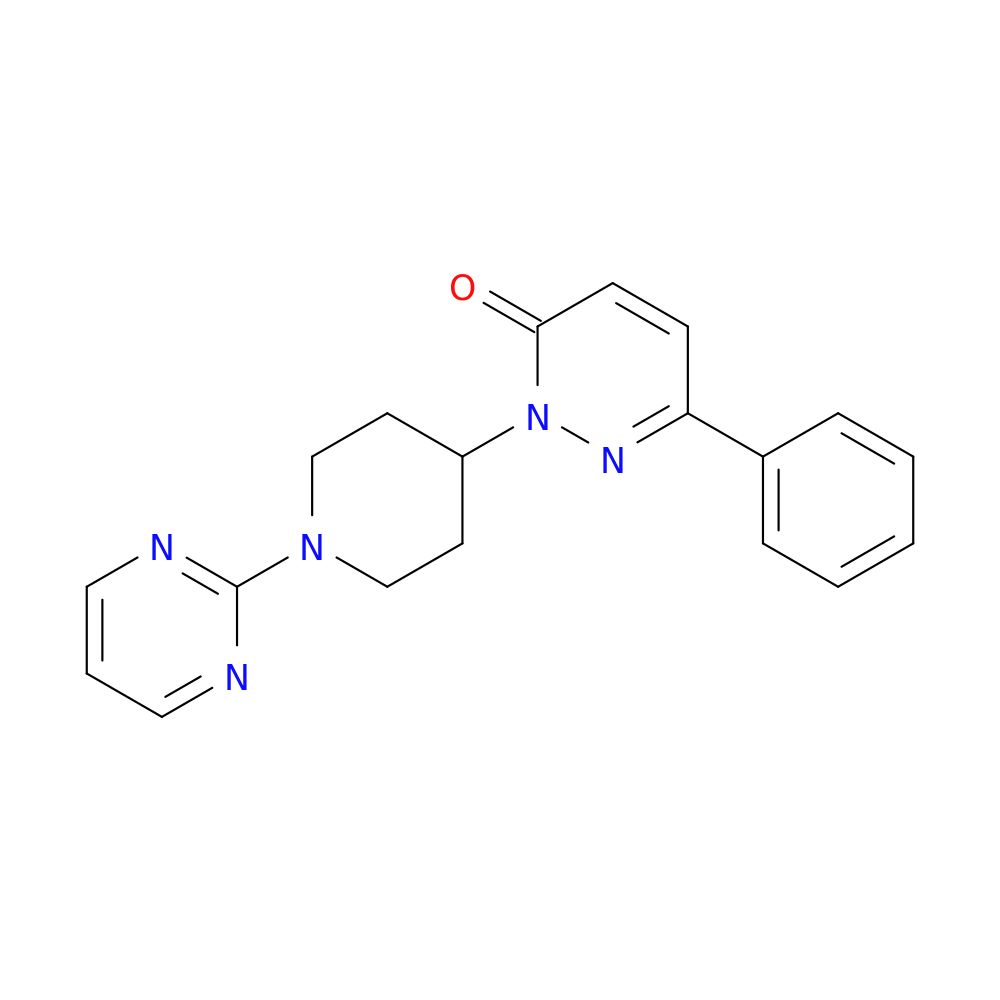 6-phenyl-2-[1-(pyrimidin-2-yl)piperidin-4-yl]-2,3-dihydropyridazin-3-one