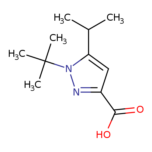 1-tert-butyl-5-(propan-2-yl)-1H-pyrazole-3-carboxylic acid