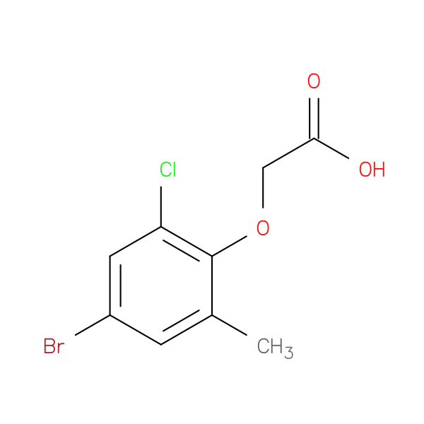 2-(4-bromo-2-chloro-6-methylphenoxy)acetic acid