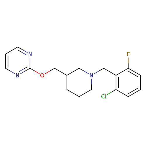 2-({1-[(2-chloro-6-fluorophenyl)methyl]piperidin-3-yl}methoxy)pyrimidine