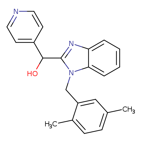 1-[(2,5-Dimethylphenyl)methyl]-α-4-pyridinyl-1H-benzimidazole-2-methanol
