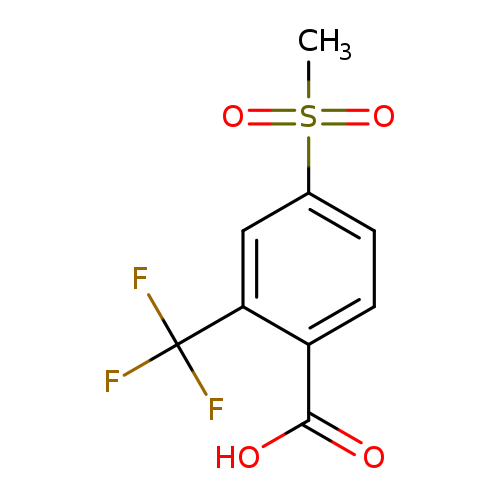 Benzoic acid, 4-(methylsulfonyl)-2-(trifluoromethyl)-