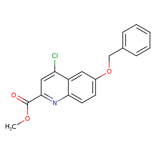 Methyl 4-chloro-6-benzyloxy-quinoline-2-carboxylate