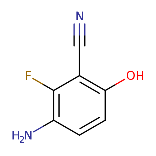 3-amino-2-fluoro-6-hydroxybenzonitrile