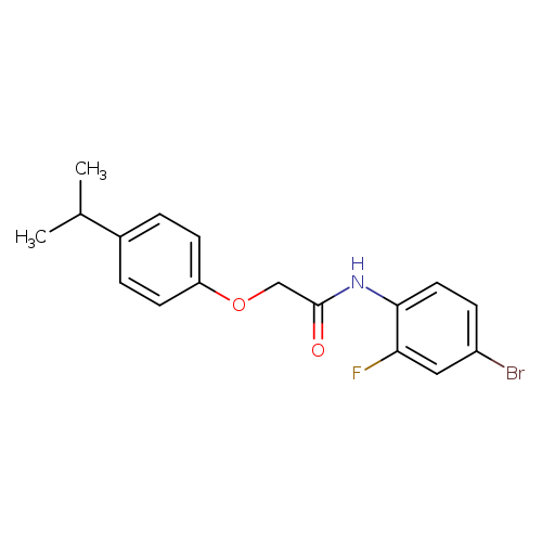 N-(4-Bromo-2-fluorophenyl)-2-(4-isopropylphenoxy)acetamide