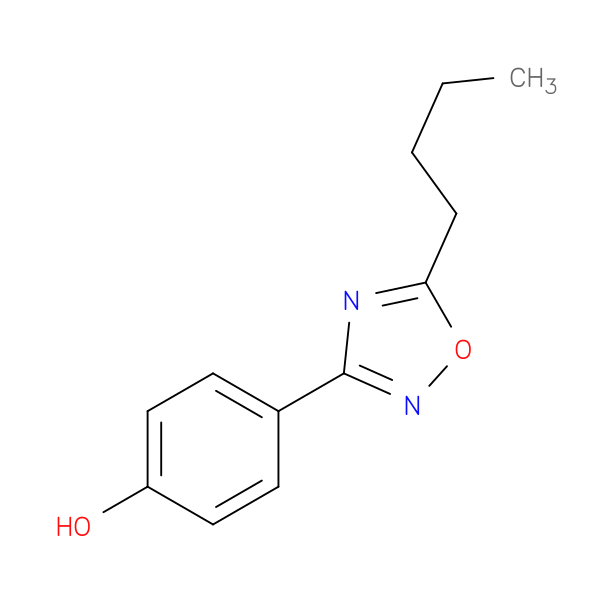 4-(5-butyl-1,2,4-oxadiazol-3-yl)phenol