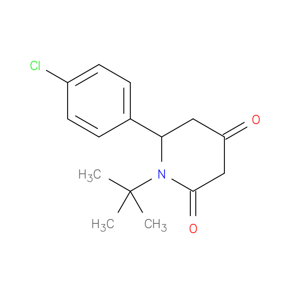 1-(tert-Butyl)-6-(4-chlorophenyl)dihydro-2,4(1h,3h)-pyridinedione