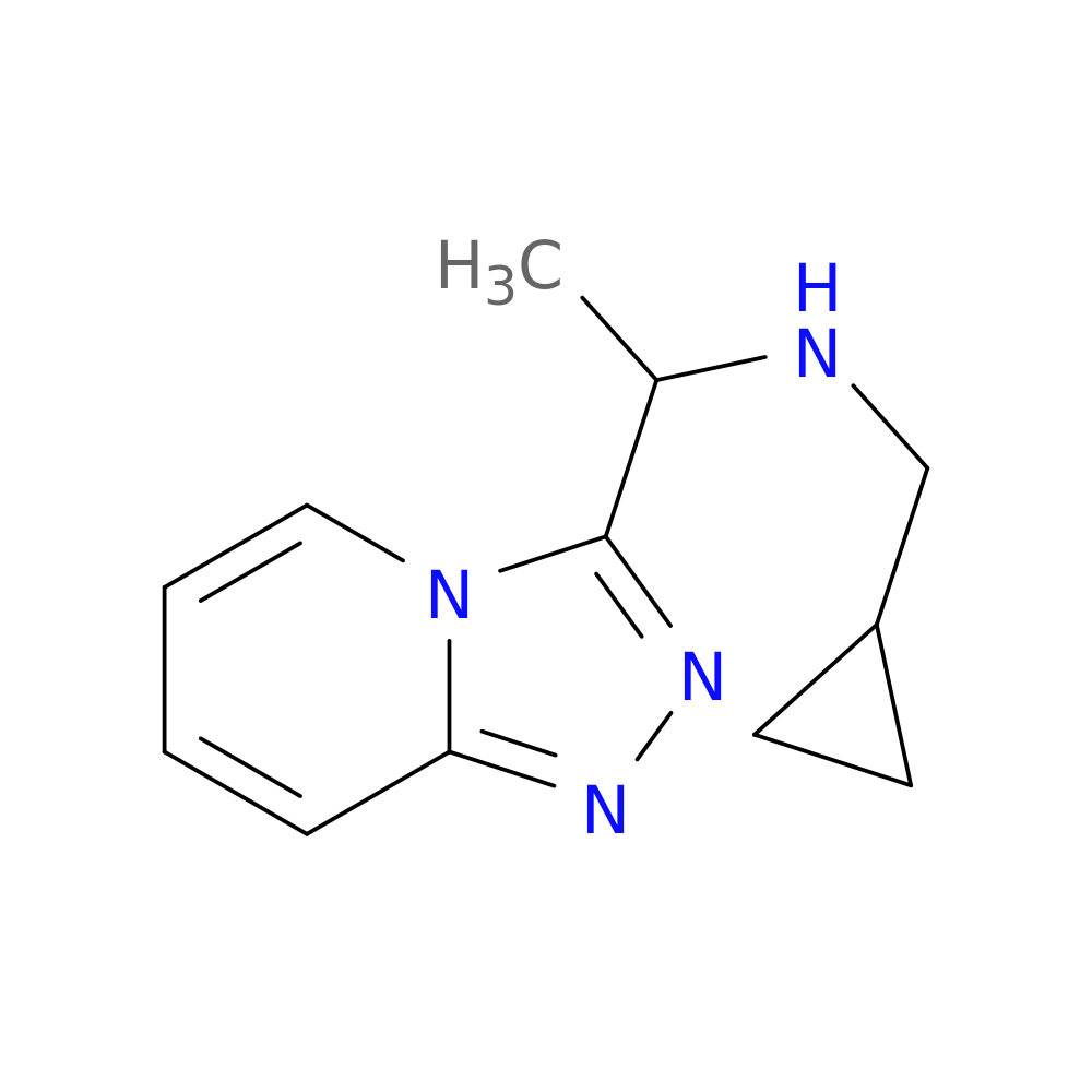 (cyclopropylmethyl)(1-{[1,2,4]triazolo[4,3-a]pyridin-3-yl}ethyl)amine