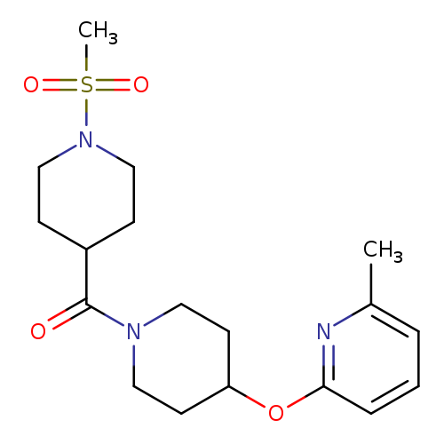 2-{[1-(1-methanesulfonylpiperidine-4-carbonyl)piperidin-4-yl]oxy}-6-methylpyridine