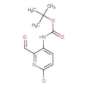 tert-Butyl (6-chloro-2-formylpyridin-3-yl)carbamate