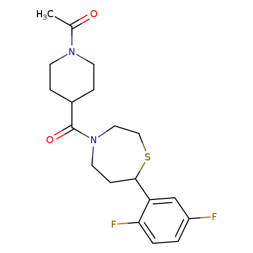 1-{4-[7-(2,5-difluorophenyl)-1,4-thiazepane-4-carbonyl]piperidin-1-yl}ethan-1-one