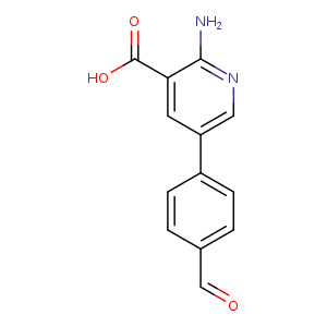 2-Amino-5-(4-formylphenyl)nicotinic acid
