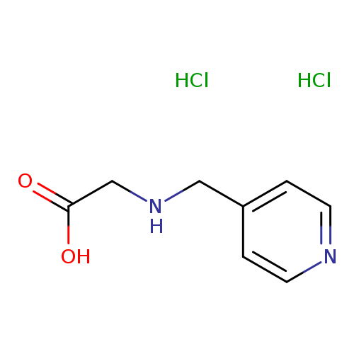 2-[(pyridin-4-ylmethyl)amino]acetic acid dihydrochloride