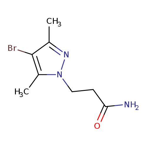 3-(4-Bromo-3,5-dimethyl-1h-pyrazol-1-yl)propanamide