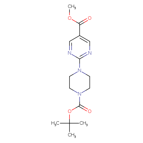Methyl 2-(4-(tert-butoxycarbonyl)piperazin-1-yl)pyrimidine-5-carboxylate
