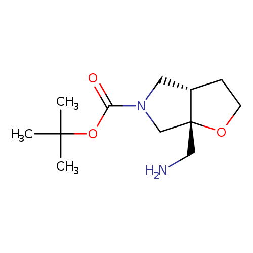 rac-tert-butyl(3aR,6aS)-6a-(aminomethyl)-hexahydro-2H-furo[2,3-c]pyrrole-5-carboxylate,trans