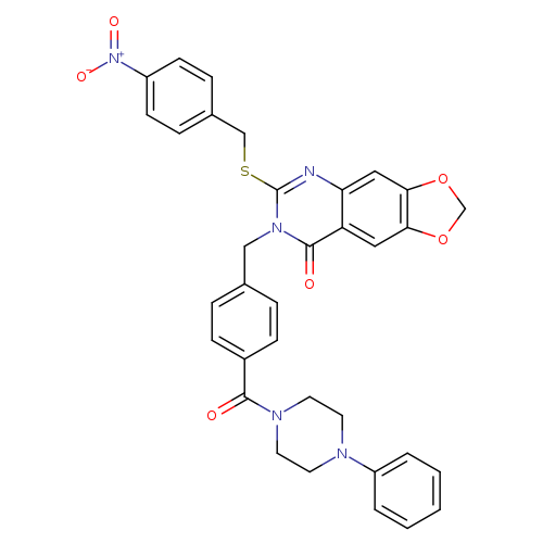 6-{[(4-nitrophenyl)methyl]sulfanyl}-7-{[4-(4-phenylpiperazine-1-carbonyl)phenyl]methyl}-2H,7H,8H-[1,3]dioxolo[4,5-g]quinazolin-8-one