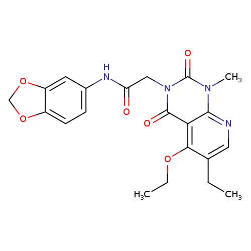 N-(2H-1,3-benzodioxol-5-yl)-2-{5-ethoxy-6-ethyl-1-methyl-2,4-dioxo-1H,2H,3H,4H-pyrido[2,3-d]pyrimidin-3-yl}acetamide