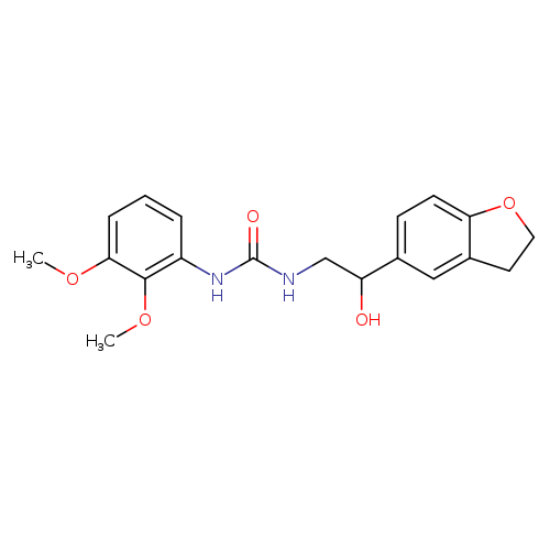 3-[2-(2,3-dihydro-1-benzofuran-5-yl)-2-hydroxyethyl]-1-(2,3-dimethoxyphenyl)urea