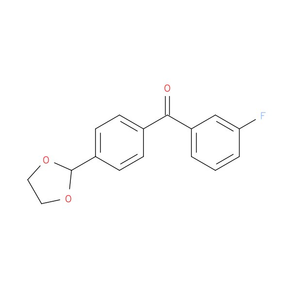 4'-(1,3-Dioxolan-2-yl)-3-fluorobenzophenone