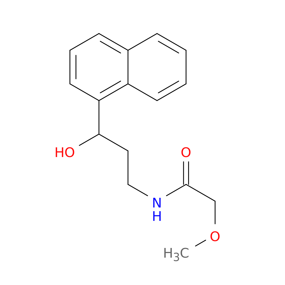 N-[3-hydroxy-3-(naphthalen-1-yl)propyl]-2-methoxyacetamide