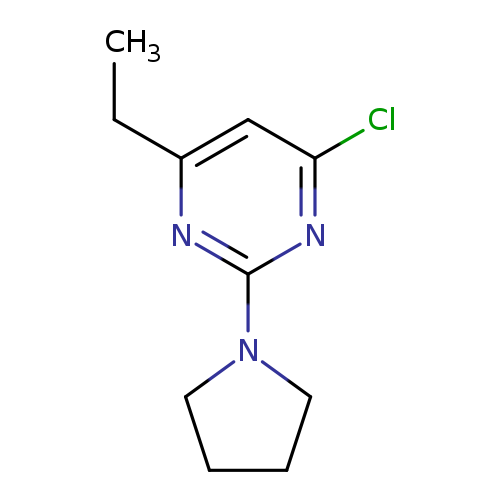 4-Chloro-6-ethyl-2-pyrrolidin-1-ylpyrimidine