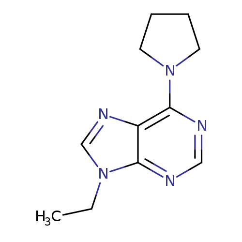 9-ethyl-6-(pyrrolidin-1-yl)-9H-purine