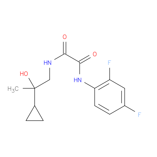 N-(2-cyclopropyl-2-hydroxypropyl)-N'-(2,4-difluorophenyl)ethanediamide