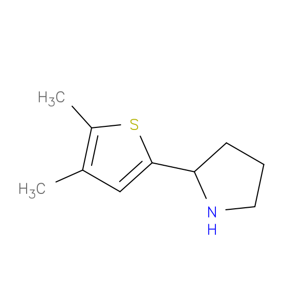 2-(4,5-dimethylthiophen-2-yl)pyrrolidine