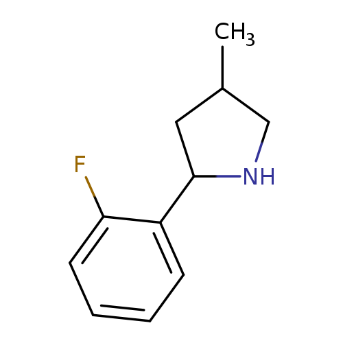 Pyrrolidine, 2-(2-fluorophenyl)-4-methyl- (9CI)