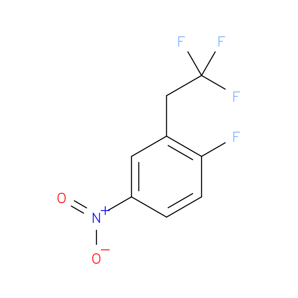 1-Fluoro-4-nitro-2-(2,2,2-trifluoroethyl)-benzene
