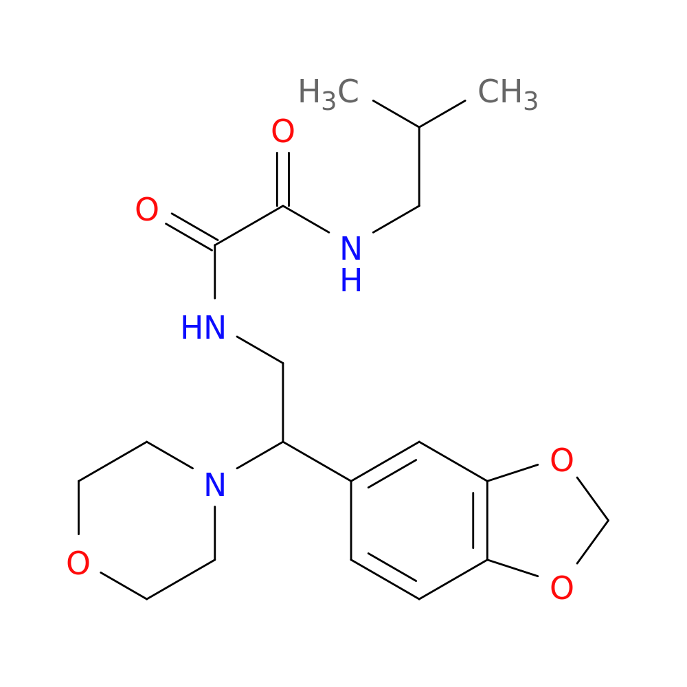 N'-[2-(2H-1,3-benzodioxol-5-yl)-2-(morpholin-4-yl)ethyl]-N-(2-methylpropyl)ethanediamide