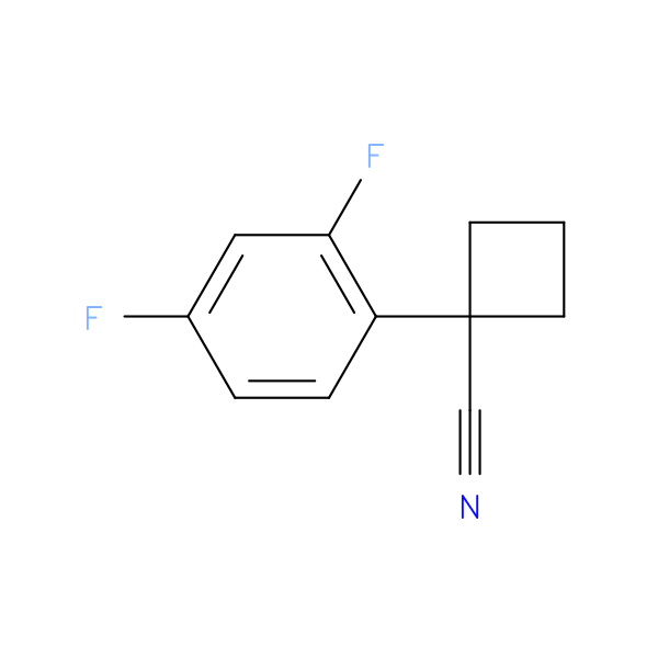 1-(2,4-difluorophenyl)cyclobutane-1-carbonitrile