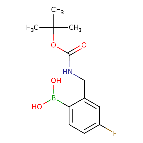 2-(N-Boc-aminomethyl)-4-fluorophenylboronic acid