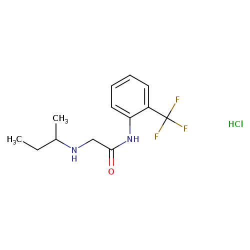 2-(Sec-butylamino)-n-[2-(trifluoromethyl)phenyl]acetamide hydrochloride