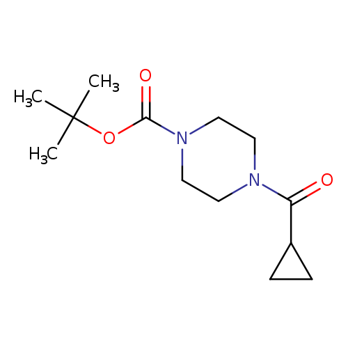 tert-butyl 4-(cyclopropylcarbonyl)-1-piperazinecarboxylate