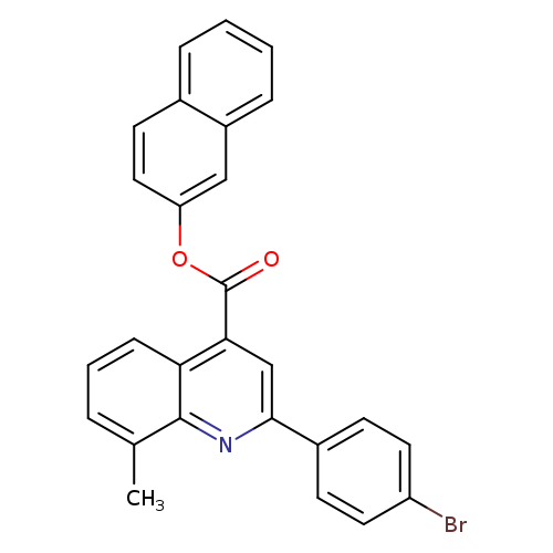 2-naphthyl 2-(4-bromophenyl)-8-methyl-4-quinolinecarboxylate