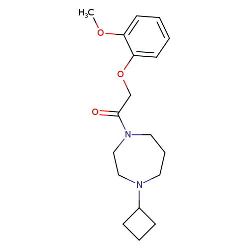 1-(4-cyclobutyl-1,4-diazepan-1-yl)-2-(2-methoxyphenoxy)ethan-1-one