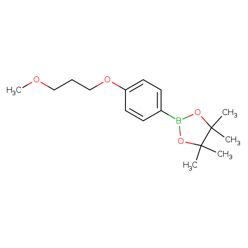 2-[4-(3-Methoxypropoxy)phenyl]-4,4,5,5-tetramethyl-1,3,2-dioxaborolane