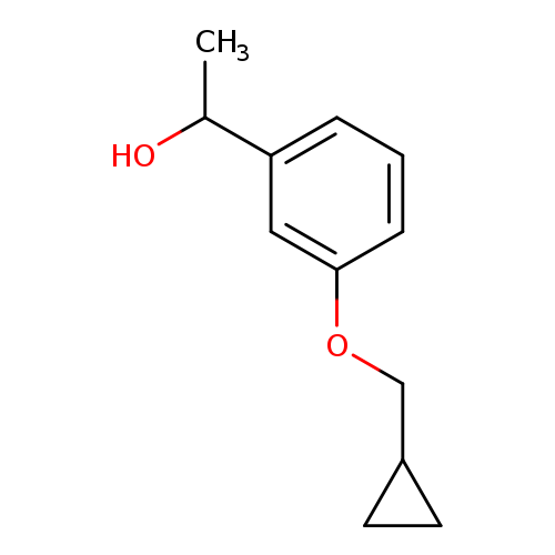 1-[3-(Cyclopropylmethoxy)phenyl]ethan-1-ol