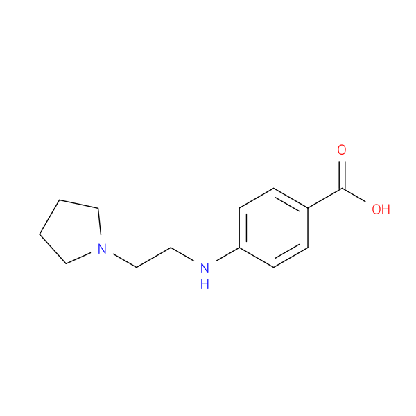 4-(2-(pyrrolidin-1-yl)ethylamino)benzoic acid